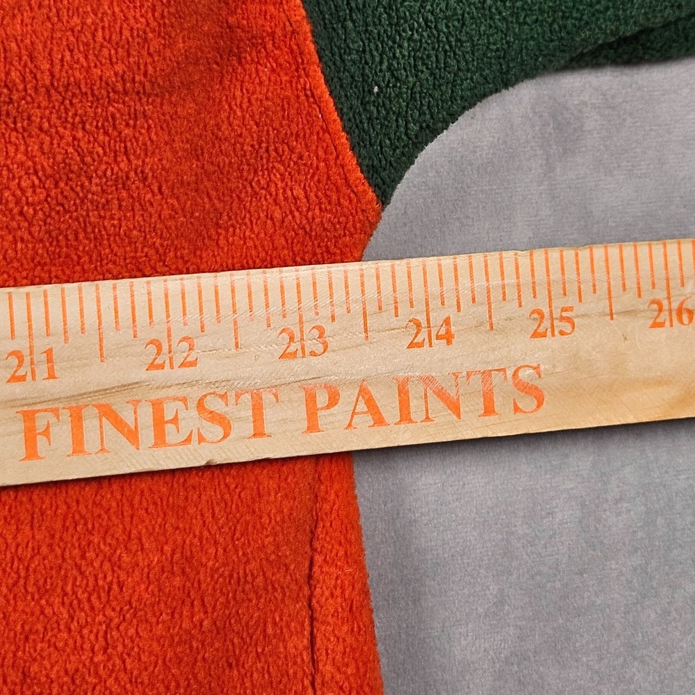Vintage Miami Hurricanes Sweatshirt Mens Green XL Fleece 1/4 Zip Pro Player Y2K - Picture 6 of 9